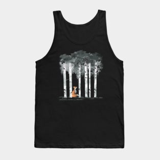 Birch Tree Forest 4 Tank Top